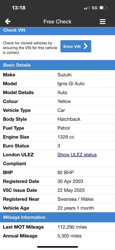 2003 Suzuki AUTOMATIC IGNIS SUPERB CAR 1 YEARS MOT MUST BE SEEN BARGAIN PX AVAILABLE SUPERB CAR - Image 2