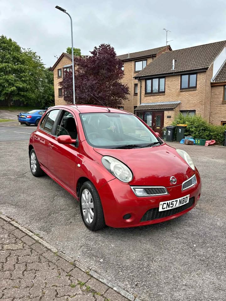 Cheap 2008 Nissan Micra 1.2cc SE 98k fsh 2 keys for sale in Newport, Isle of Wight