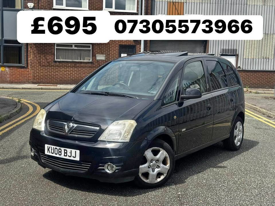 Cheap 2008 Vauxhall Meriva Design for sale in Bolton, Greater Manchester
