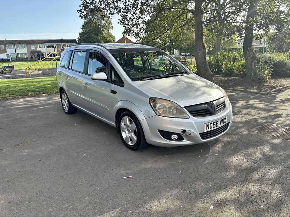 Cheap 2008 Vauxhall Zafira 1.6 petrol 7 seats for sale in Darlington, Durham